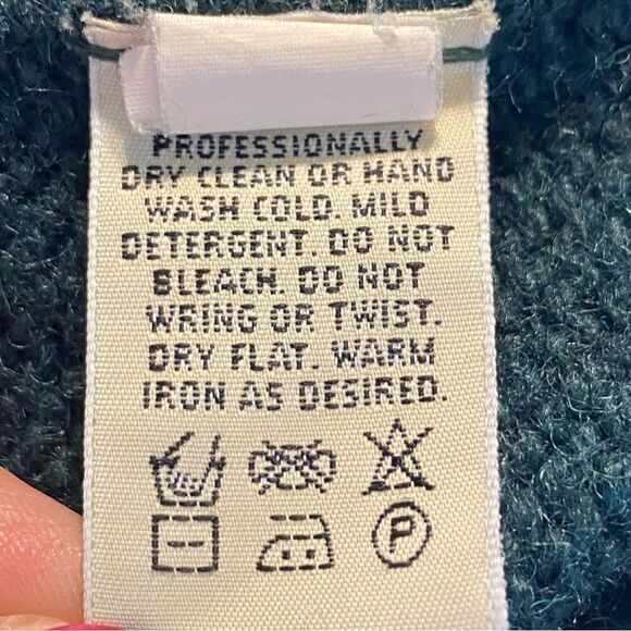 Eddie Bauer Vintage Wool Blend Crew Neck Sweater Size Large - Picture 4 of 10